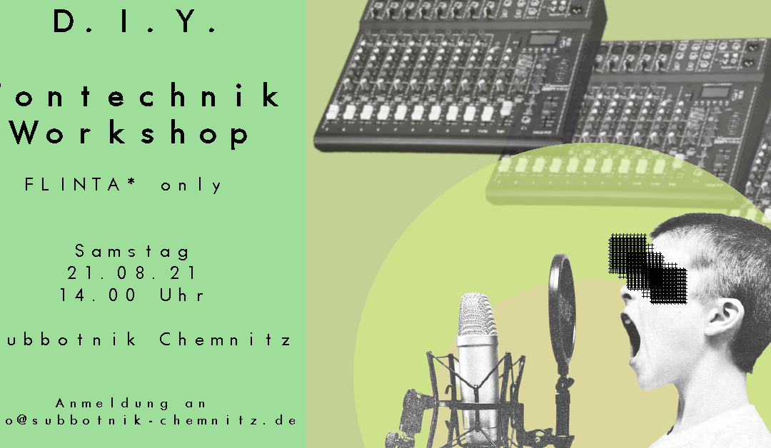 Tontechnik-Workshop FLINTA* only