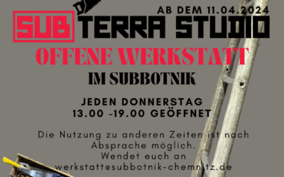 Opening of Sub Terra Studio on 11.04.2024